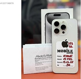 Resim Apple iPhone 15 Pro İkinci El TR | 256 GB | Beyaz 