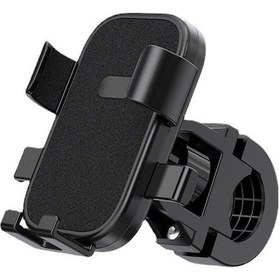 Resim Bisiklet Motosiklet Gidon Düşme Önleyici, Sarsıntı Önleyici Navigasyon Telefon Tutucu Yurt Dışından Beyaz 