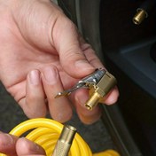 Resim 1 Adet Hızlı Şişirme Lastik Pompası Bağlantısı Basınç Açma Ucu ile - Dayanıklı Metal Yapı, Araba Lastikleri için Uygun, Kolay Kullanım Hava Pompası Aksesuarı, Araba Lastikleri için Hava Pompası 