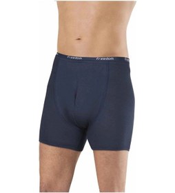 Resim Bambu Düz Renk Erkek Boxer Lacivert - 1275a Çok Renkli 