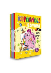 Resim Koparmalı Boyama Seti 2 - 5 Kitap Takım- Olimpos Çocuk 