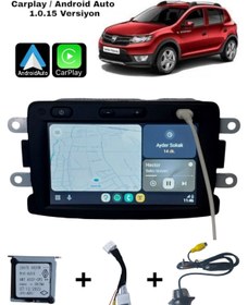Resim LG Dacia Sandero Stepway Uyumlu Orijinal Double Multimedya Navigasyon-carplay/android Auto Destekli 