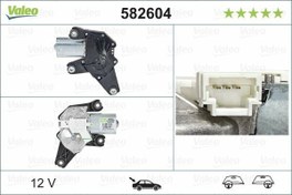 Resim SİLECEK MOTORU ARKA DACIA Sandero 06/08 10/12 . Duster 03/10 