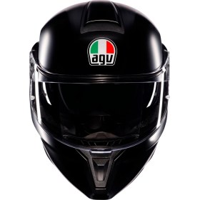 Resim Agv Streetmodular Mono Matt Black Modüler Motosiklet Kask Renkli Yüksek Koruma ve Konfor 