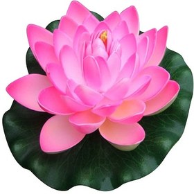 Resim Konesam Pembe 18cm Gerçekçi Nilüfer Çiçeği, Akvaryum Ve Havuz Dekorasyonu İçin Yüzen Yapay Çiçek 
