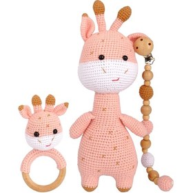 Resim Amigurumi Zürafa Kapi Set - Anatoya 