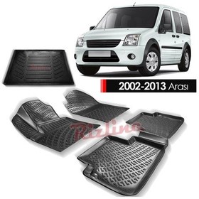 Resim Ford Connect Paspas Bagaj Havuzu 3D Rizline Set 2002-2013 Arası 