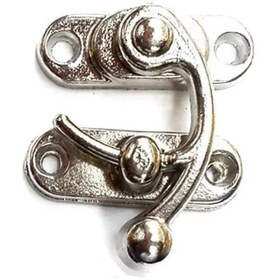 Resim Belle Fusion Yay Gözü, Tavla, Ahşap Kutu Klipsi - Minik 20x24 Mm, Nikel, 1 Adet 