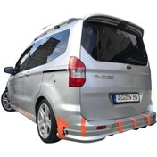 Resim Ford Tourneo Courier Arka Tampon Eki Plastik Boyasız 
