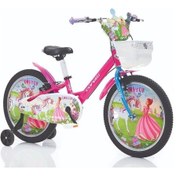 Resim Corelli Lovely Kız Çocuk Bisikleti V 16 Jant Pembe Kırmızı Çok Renkli 