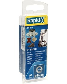 Resim Rapid Kuşgözü Delik Halka 6Mm 25 Adet 5000410 