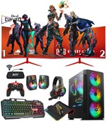 Resim Zeiron AMX60 Plus Ryzen 5 3600 23.8" 16 GB RAM 240 GB SSD 1 TB HDD RX 550 FreeDOS Masaüstü Oyun Bilgisayarı 