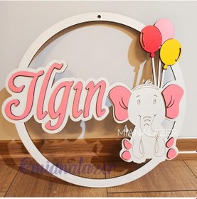 Resim Mianalazer Filli Çocuk Kapısüsü Renkli Kapı Süsü Ahşap Çocuk Kapısüsü (414136564) Çok Renkli 