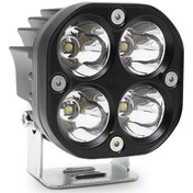 Resim Geeroyoo Led Sürüş Lambası, 1 Adet 3 İnç 40w Süper Parlak Su Geçirmez Yardımcı Lamba Spot Araba Motosiklet Kamyon Atv Utv Tekne İçin Beyaz 