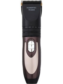 Resim Powertec TR 6500 Yedek Bataryalı Şarjlı Saç Sakal Tıraş Makinesi 
