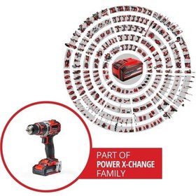 Resim Einhell TP-CD 18/50 Li-i BL Kit (2x2,0Ah) Çift Akülü Darbeli Vidalama - 4513940 