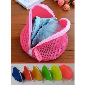 Resim Iç Çamaşırı Bikini Yıkama Filesi Fermuarlı 