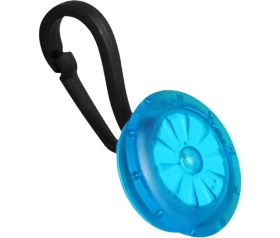 Resim Yunjin Shop Mavi Stil LED Bisiklet Lambası Sırt Çantası Kanca Işık Taşınabilir Hafif Fermuar Lamba Açık Gece Bisiklet Koşu Için Pet Köpek Yaka Kolye (Yurt Dışından) 