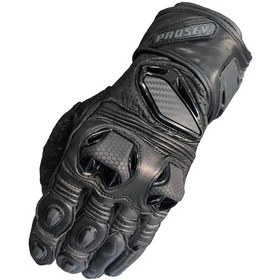 Resim Prosev GL66 Siyah Deri Yarış Eldiveni 