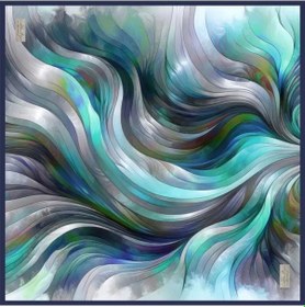 Resim Sura İpek - 90x90 -2360 - 90 X 90 / Lacivert - 07 Lacivert - 07 