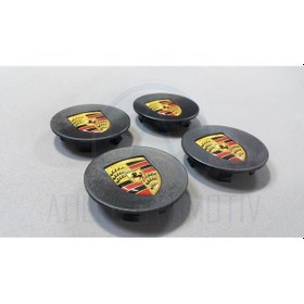Resim 4 x PORSCHE PANAMERA 970-971 ÇELİK JANT GÖBEK SETİ 77MM FÜME 