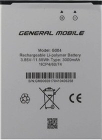 Resim Senalstore General Mobile Discovery Gm6/gm6 Life Uyumlu Pil Batarya 