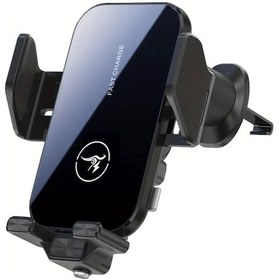 Resim Sunshine011 Magsafe Uyumlu 15w Kablosuz Araç Şarj Cihazı İphone 15 14 13 Pro Qı Hızlı Şarj Siyah 