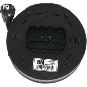 Resim Genel Markalar Makaralı Uzatma Kablosu 5m Kablolu - 1/16a. Dörtlü Grup - Termal Sigortalı 