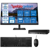 Resim Hp Pro Mini 400 G9 Intel Core I7 13700T 32GB 256GB SSD Intel® UHD Grafik Kartı 770 Freedos Mini 23.8 inç Masaüstü Bilgisayar 885P8EAMF09 