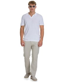 Resim Hatemoğlu Bej Regular Fit Yandan Cepli Kanvas Pantolon 35713 Bej 