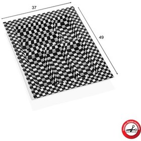 Resim Eco Modül Kaşıklık Damalı 37x49 Acero-20121 Antik Beyaz 