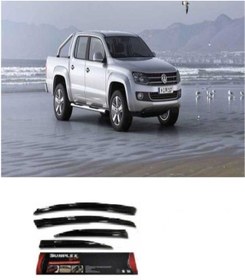 Resim SUNPLEX Vw Amarok 2012 Ve Sonrası Mugen Cam Rüzgarlığı Ön-arka 