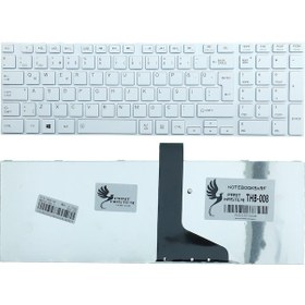 Resim Toshiba Uyumlu Satellite C855-1U1, C855-133, C850-F23L Klavye (Beyaz) 