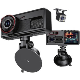 Resim Blic BLM-88 3 Kanallı Full HD Araç Kamerası | WiFi Destekli Ön – İç – Arka Kamera Seti 