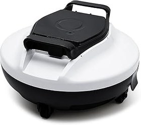Resim Pool Vacuum Robot with Self-Parking Technology, Cordless Robotic Pool Cleaner, Automatic Pool Vacuum Robot, Lightweight 