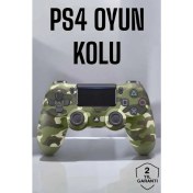 Resim Ps4 Oyun Kolu Kamuflaj Desenli Joystick 