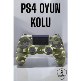 Resim Ps4 Oyun Kolu Kamuflaj Desenli Joystick 