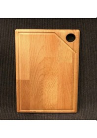 Resim Kayın Ağacı Kesme Tahtası Sunum Tahtası Ahşap 