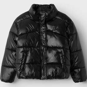 Resim Name It Nkfmonna Unisex Çocuk Şişme Mont Siyah 