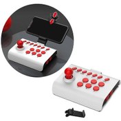 Resim Oyun Kontrol Kartı Arcade Konsol Oyun Kumandası Salıncak Dövüş Kumandası Anahtarlar Uyumlu Kumanda Kolu Kontrol Cihazı:açık Yeşil Newway 