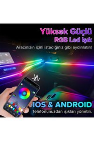 Resim ARW Volvo V60 Cross Country RGB Araç İçi Ambiyans 210 Mod Full Fonksiyon 