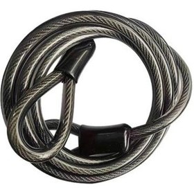 Resim Xbyc 4502k Güçlü Çelik Kablo Halat Kilit 8 X 1200 Mm Motosiklet Bisiklet Kilidi 