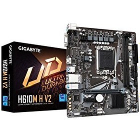 Resim Gigabyte H610M H V2 DDR5 1700P Micro ATX Anakart 