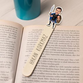 Resim Gladyatör Karikatürlü Çubuk Kitap Ayracı 