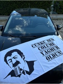 Resim Genel Markalar Müslüm Gürses Koltuk Havlusu Büyük Havlu Araba 150x70 Çünkü Sen Çölüme Yağmur Oldun 