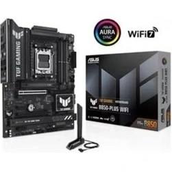 Resim Asus Tuf Gamıng B850-PLUS Wıfı 2600 MHz Am5 DDR5 Atx Anakart 