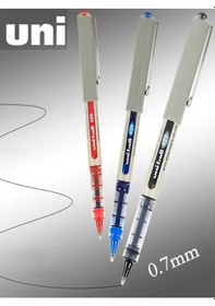 Resim Kırmızı Pilot Kalem 10 Adet Uniball Eye Fine 0.7 Mm Roller Pilot Kalem Ub-157 Roller Uçlu Likit Mürekkepli Pilot Kalem Kırmızı 