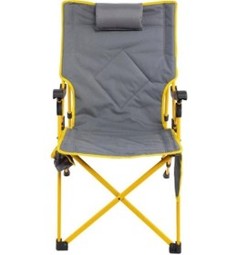 Resim Madfox Flexlounge 3x Katlanabilir Kamp Sandalyesi Steel Mustard Gri 