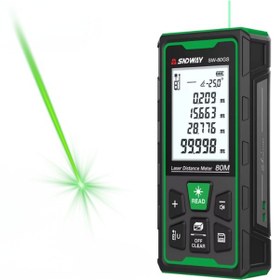 Resim Sndway Sw-80gs Yeşil Lazerli 80 Metre Lazermetre Şarjlı Ve Ip68 Korumalı 