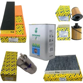 Resim Oto Deposu Fiat Linea Euro 4 1.3 Multijet 16V Filtre Bakım Seti - Model 2007-2012 
